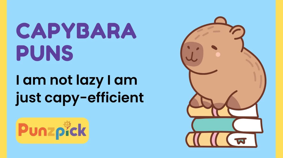 Capybara Puns